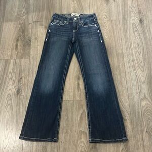 Ariat Blue Flare Wide Leg Jeans Classic Style